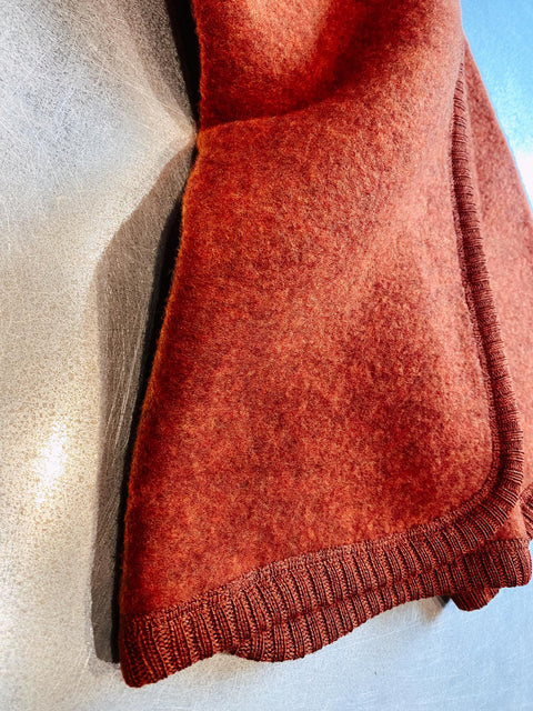 Plaid - Merino Wol - russet