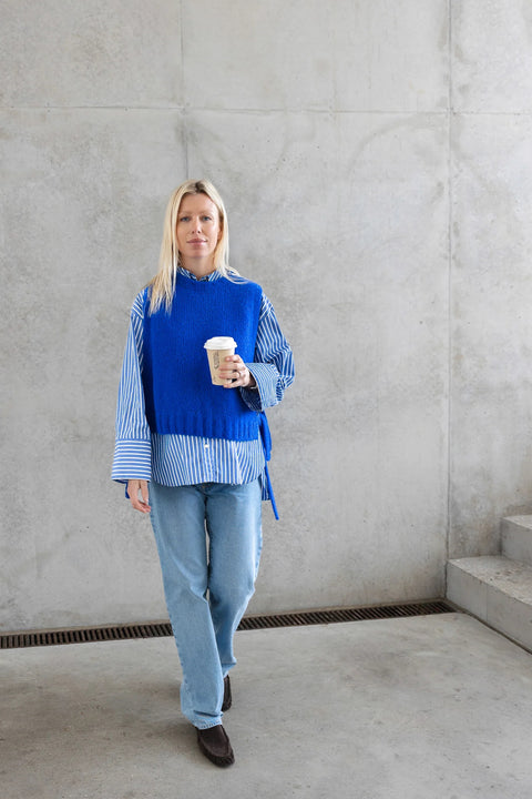 Korte debardeur - Eternal blue