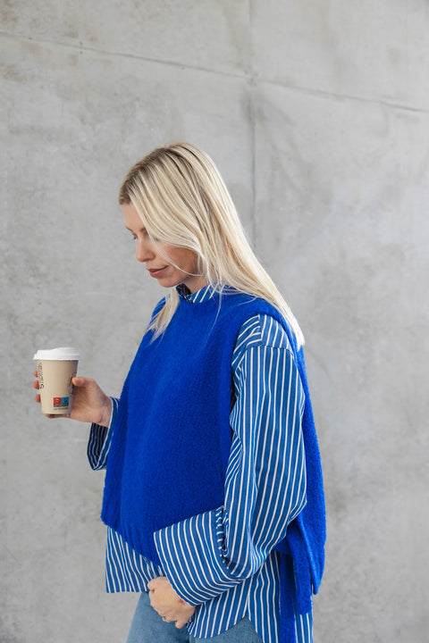 Korte debardeur - Eternal blue