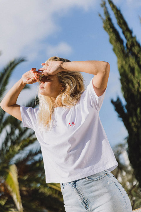 'No Rain No Flowers T-shirt - Rooting Red