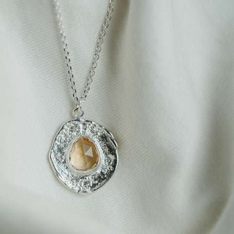 Halsketting Aura - Levensvreugde (zilver)