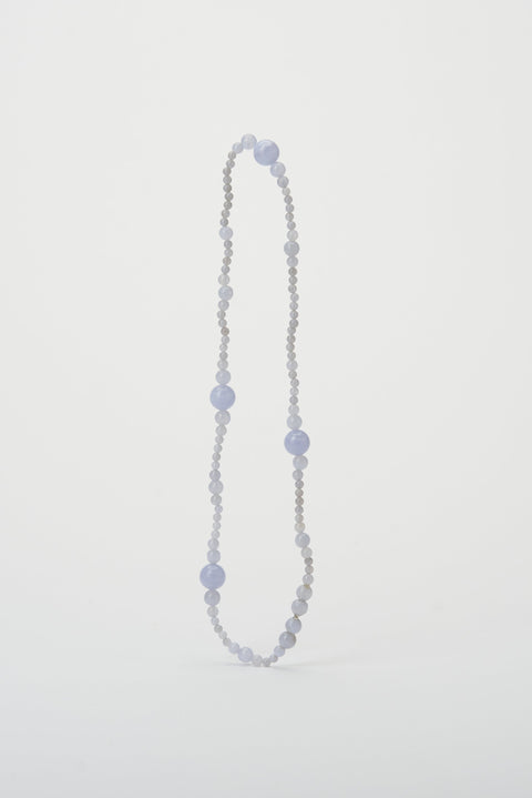 Glyzinia halsketting N°1 - lichtblauw