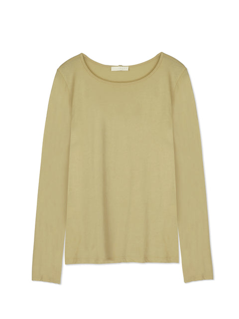 Longsleeve - mellow matcha (100% biokatoen)