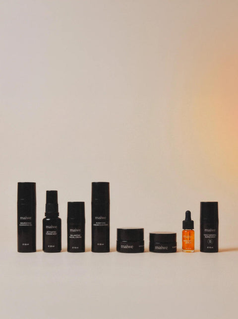 Pauspakket: discovery set Maiwe - complete skincare routine in travel size