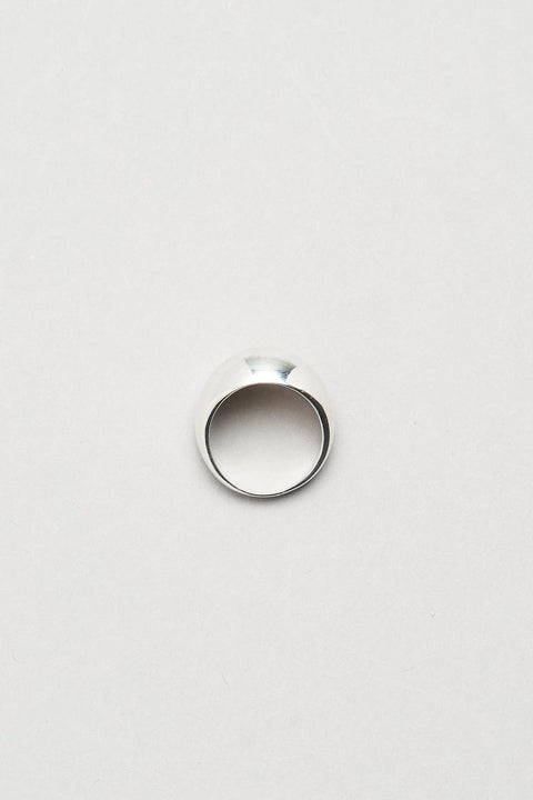Half Moon ring - zilver