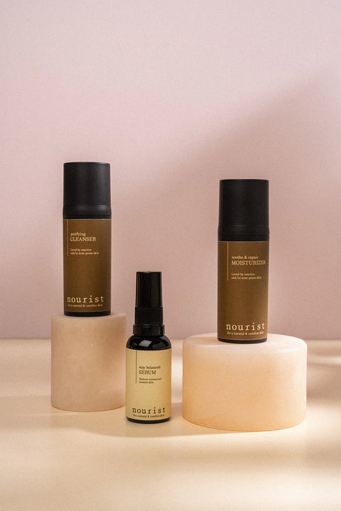 Nourist Skincare bundel: gevoelige en reactieve huid met onzuiverheden en/of roodheden