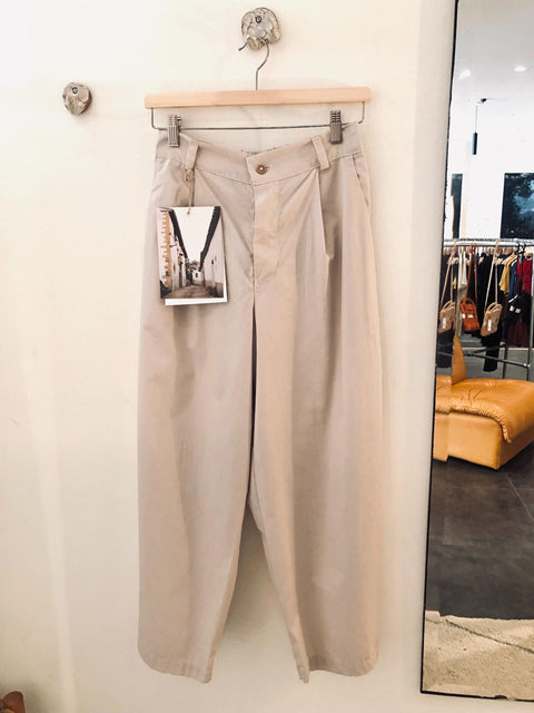 Trousers 'O-pants' organic cotton - sand (limited edition)