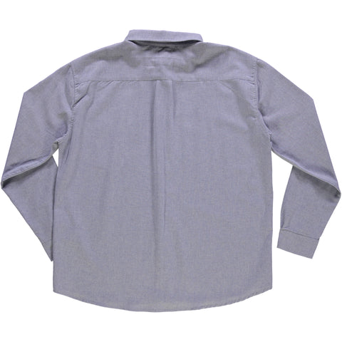 Uniseks hemd uit flanel - Bleu Ciel