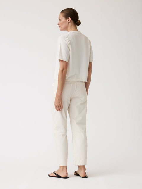 Zomerse jeans in ecru