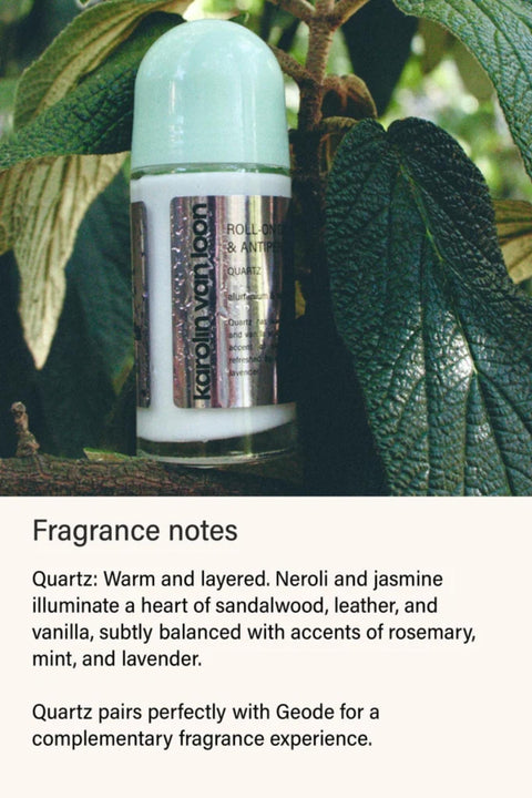 Quartz deodorant - bloemige en vrouwelijke anti-transpirant