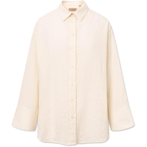 Hemd 'Sumiko' light jacquard - eggshell