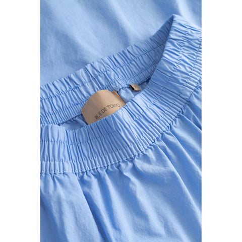 Rok 'Petula' GMTD poplin - della robbia blue