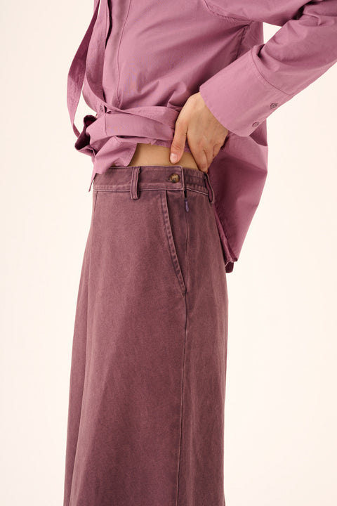 Pryma Faded Twill - Faded Mauve