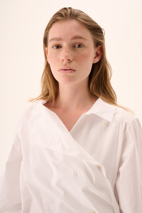 Sparrow Garment Dyed Poplin - White