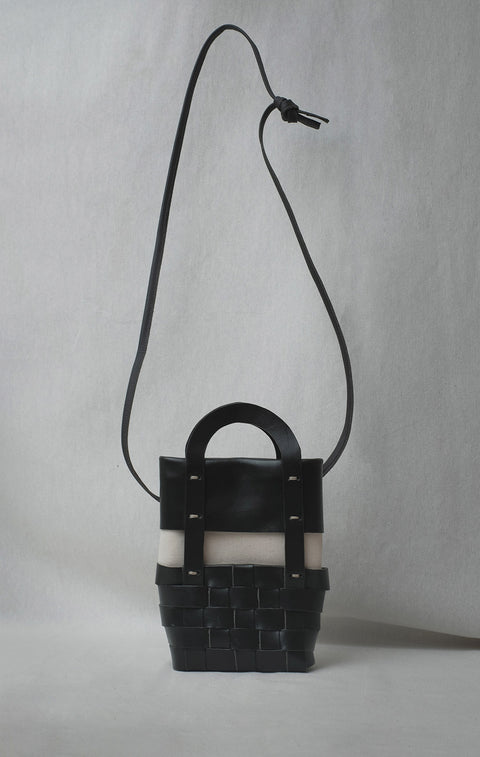 Mimbre bag - black (S)