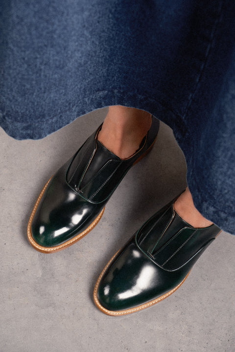 Instapper Tatiana - Donkergroen