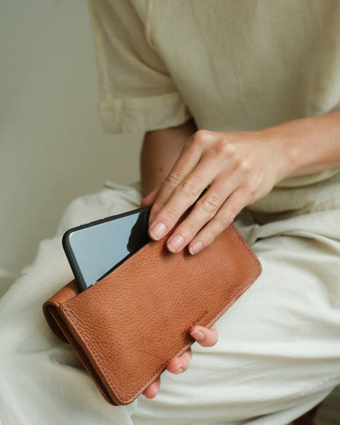 Terra wallet - marrone
