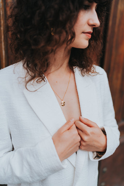 Halsketting Veilleuse (verguld)