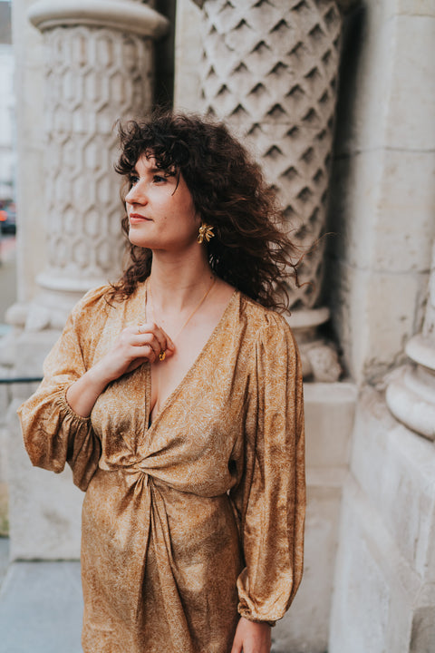 Oorringen Capucine (verguld)