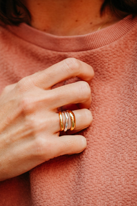 Ring Totem N° 3 (verguld)