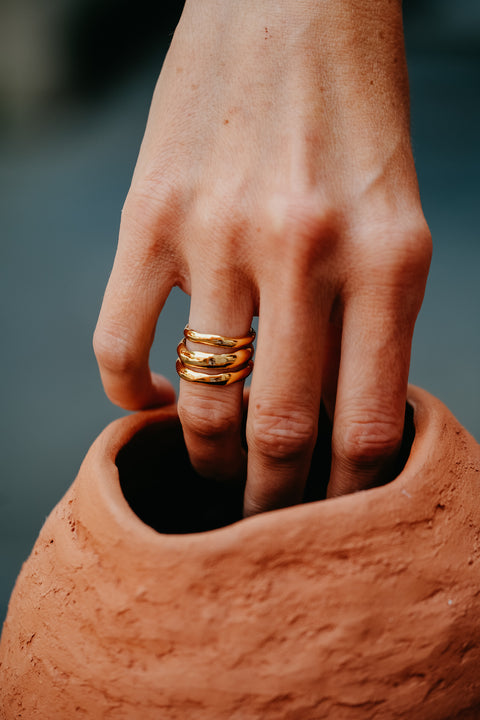 Ring Totem N° 3 (verguld)