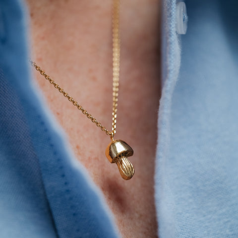 Halsketting 'Speelse Ziel' - verguld