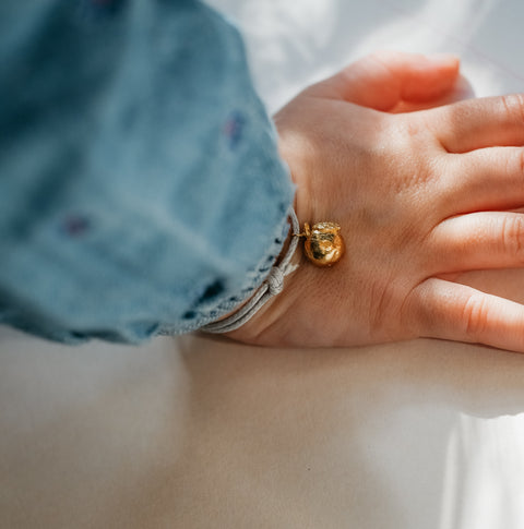 Armband 'Speelse Ziel' - verguld