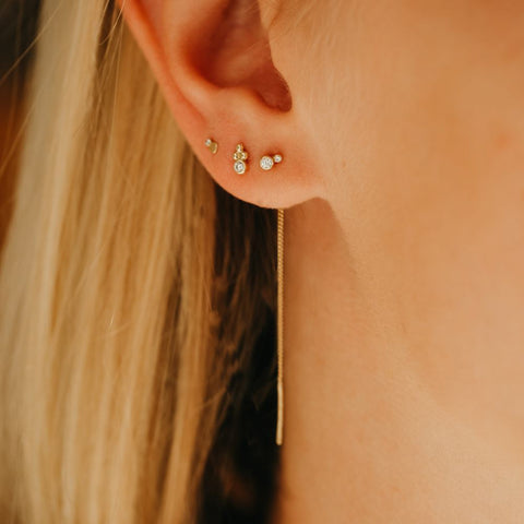 Eén oorring Prima Ballerina - 18k massief goud (pre-order)