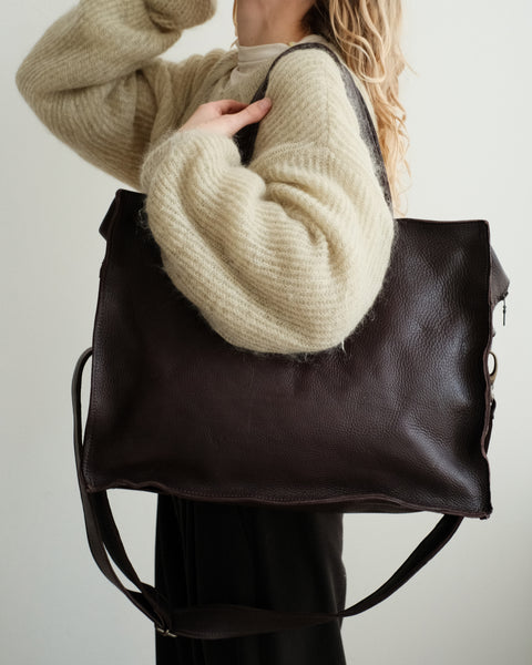 Travelbag medium - caffé (pre-order)