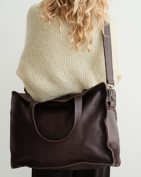 Travelbag medium - caffé (pre-order)