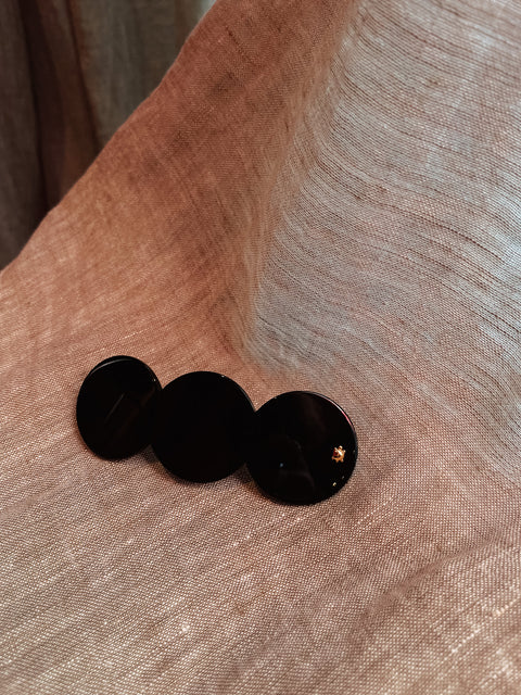 Haarclip Triplet Barrette - Black