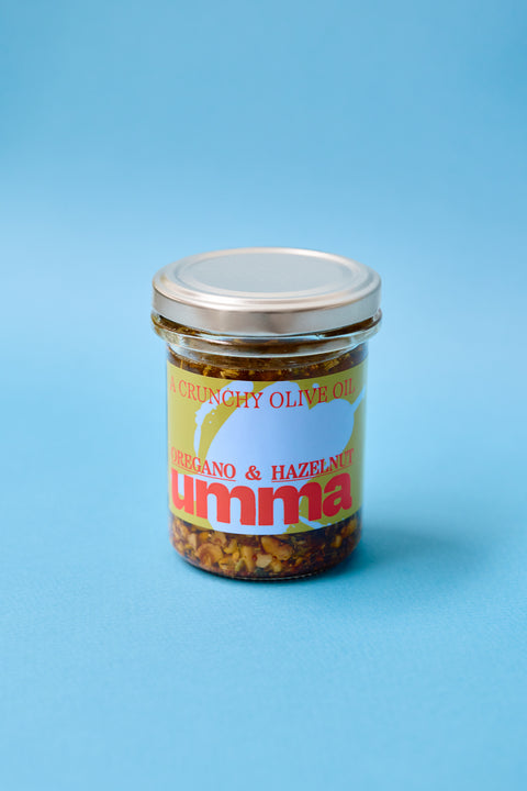 Olijfolie met oregano en hazelnoot (enkel local pick-up)
