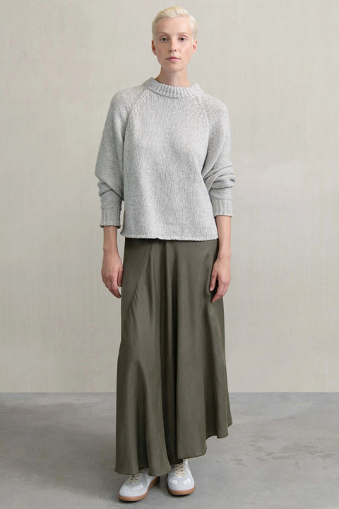 Zijdezachte rok - jade