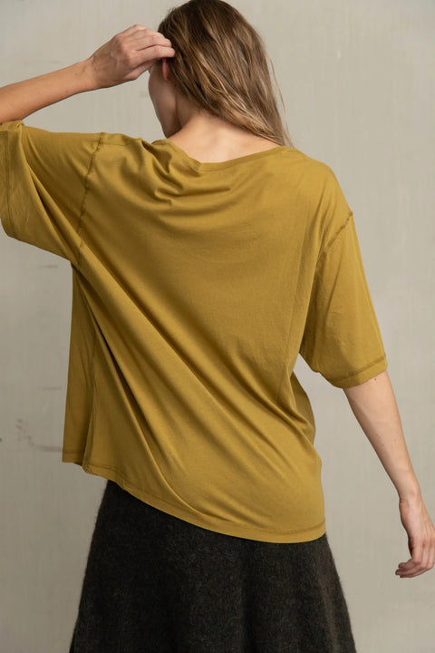 Shirt 'Beau' - mustard