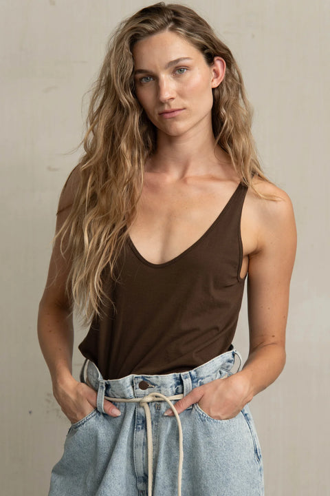 Top 'Brena' - khaki
