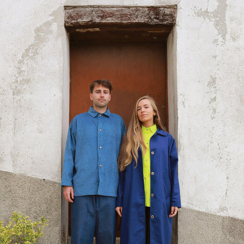 Trenchcoat - blauw