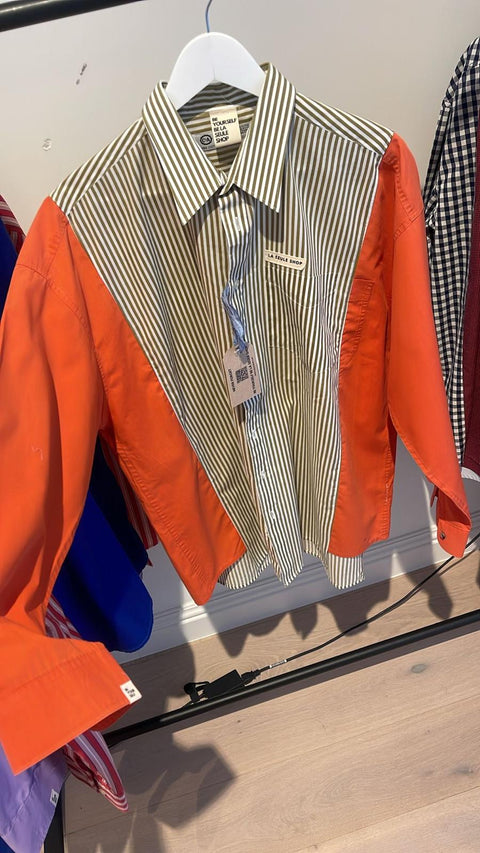 Hemd: pièce unique ( bright orange en warm groen )