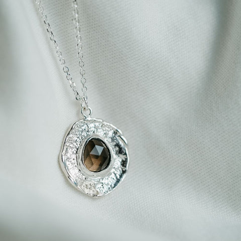 Halsketting Aura - Aarding (zilver)