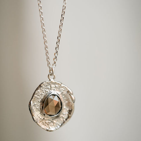 Halsketting Aura - Aarding (zilver)
