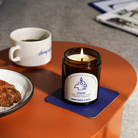 Geurkaars - asagiri (rozemarijn & mandarijn)