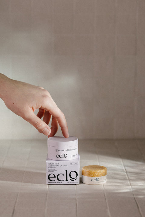 Glow ritual set: serum + gua shua van bergkristal