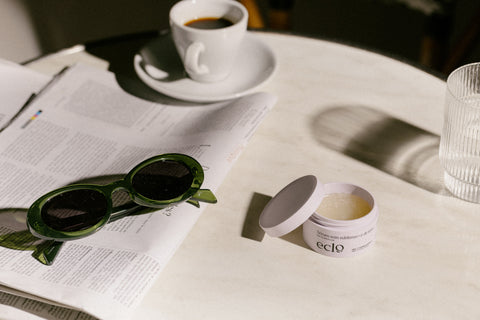 Glow ritual set: serum + gua shua van bergkristal