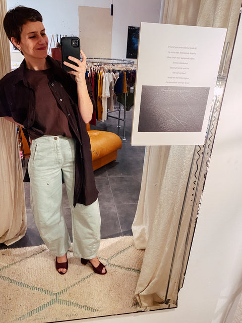 Broek 'Wynn' wash denim - ocean (nieuwe maatjes!)