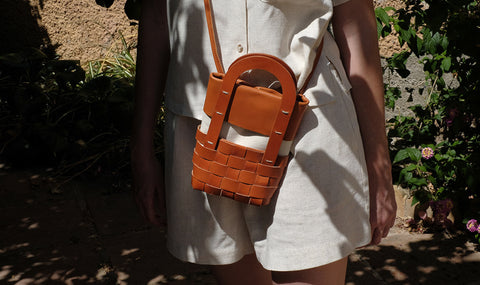 Mimbre bag - hazelnut (S)