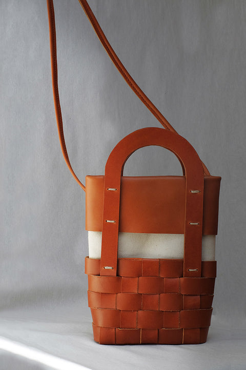 Mimbre bag - hazelnut (S)