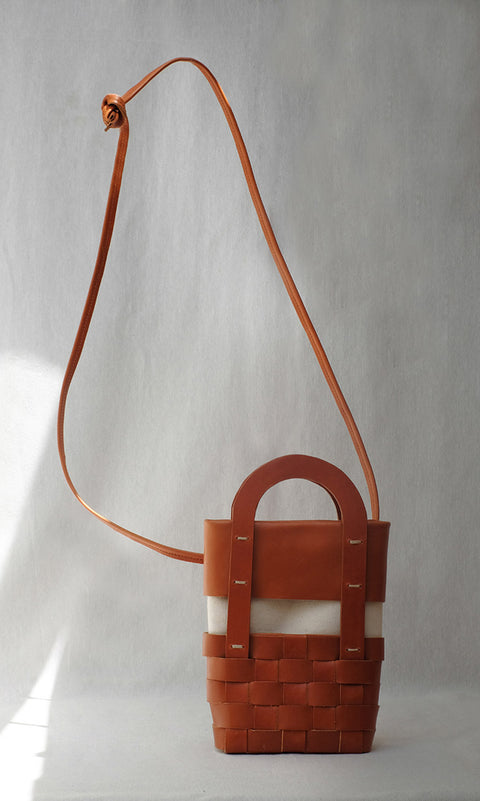Mimbre bag - hazelnut (S)