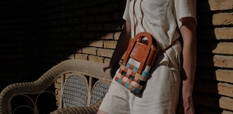 Mimbre bag - buchet (S)
