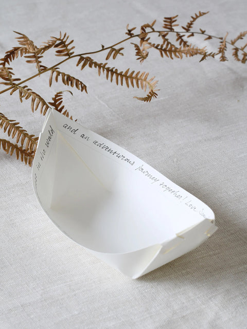 Bootje van papier