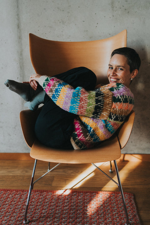 Viva knit multi color