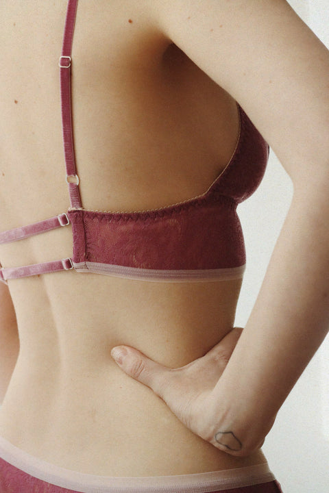 Coquette bra - magenta (laatste small)